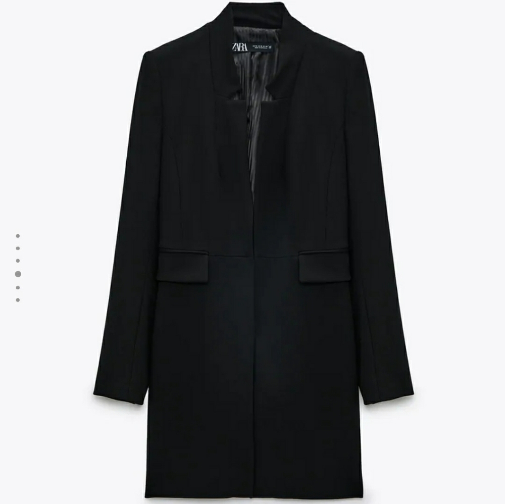 Zara inverted Lapel frock coat - Picture 5 of 6